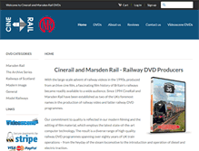 Tablet Screenshot of cinerail.com